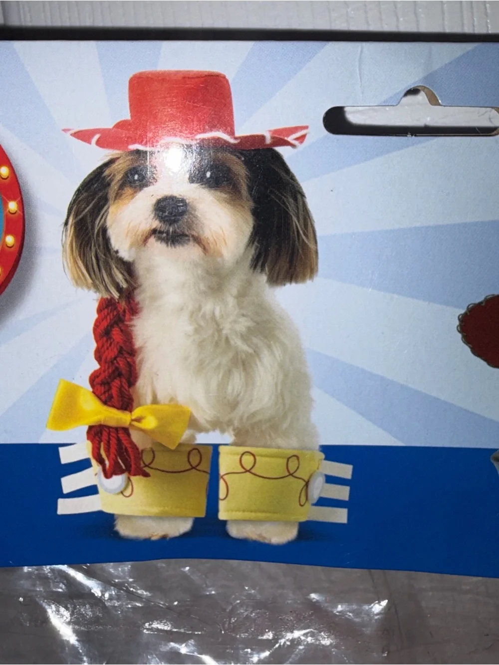 Rubie's Toy Story Jessie Dog Costume Accessories Set Hat & Cuffs S/M Polyester